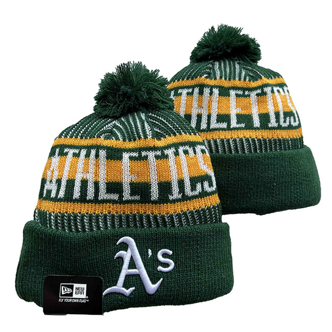 Oakland Athletics Knit Hats 017